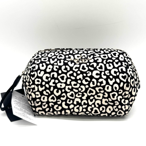 Kate Spade Chelsea Colorblock Medium Cosmetic Case Black Multi - Picture 1 of 7